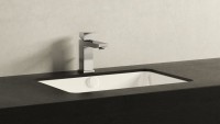 Комплект Смеситель Grohe Eurocube + Раковина Duravit D-code 0338490000 встраиваемая