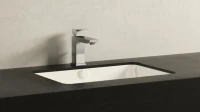Комплект Смеситель Grohe Eurocube + Раковина Duravit D-code 0338490000 встраиваемая