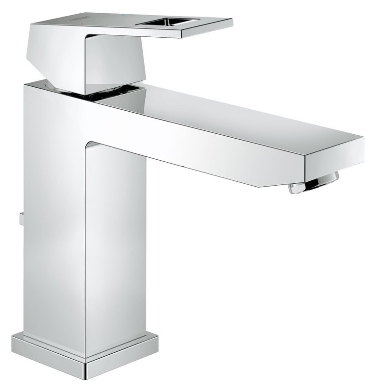Комплект Смеситель Grohe Eurocube + Раковина Duravit D-code 0338490000 встраиваемая