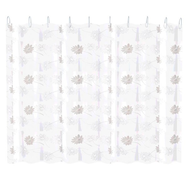 Штора для ванной Fashun A8827 180х180 см, цветы