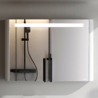 Зеркало-шкаф AM.PM Sensation 100 белый глянец