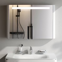 Зеркало-шкаф AM.PM Sensation 100 белый глянец