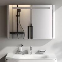 Зеркало-шкаф AM.PM Sensation 100 белый глянец