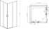 Душевой уголок Vincea Soft VSS-3SO100CL 100x100, профиль хром, стекло прозрачное