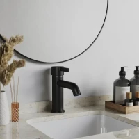 Смеситель для раковины Paini Brera 74PZ205O черный брашированный Смеситель для раковины Paini Brera 74PZ205O черный брашированный