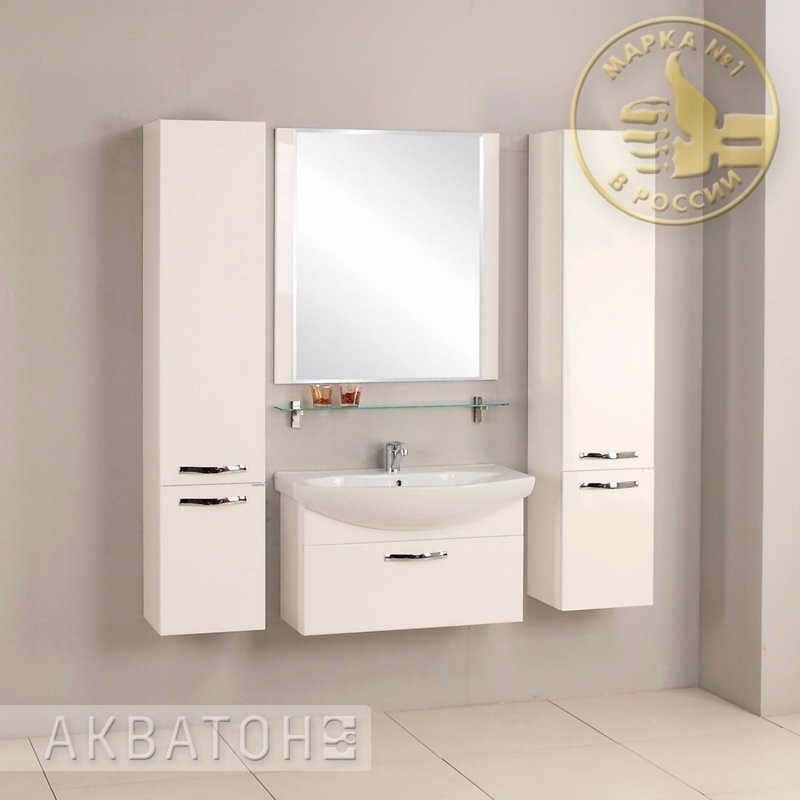 Зеркало AQUATON Ария 80 белое