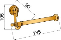 Набор Держатель Boheme Medici 10615 + Ершик 10614