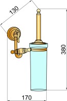 Набор Держатель Boheme Medici 10615 + Ершик 10614