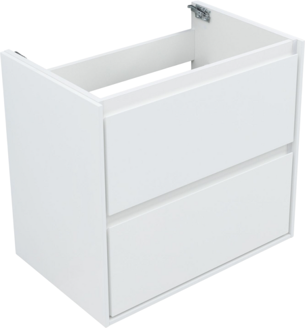 Тумба под раковину без столешницы Aquanet Милан 70 подвесная, белая глянцевая