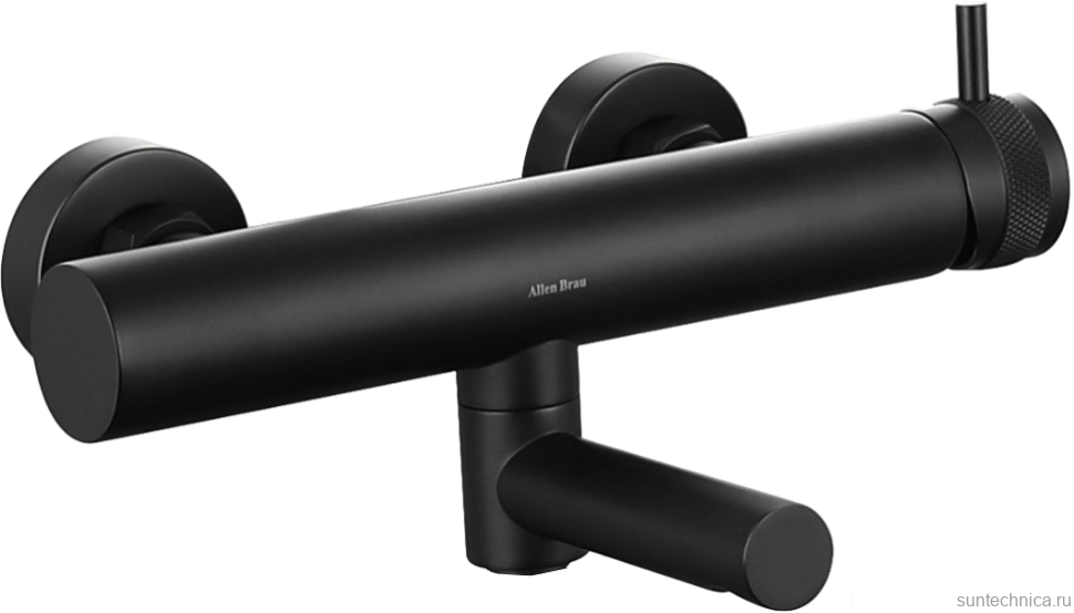 Смеситель для ванны с душем Allen Brau Priority 5.31B10-31 матовый черный