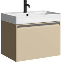 Мебель для ванной комнаты Aqwella Pure 65 капучино светлый Мебель для ванной комнаты Aqwella Pure 65 капучино светлый