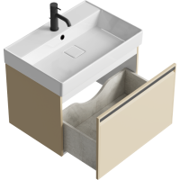 Мебель для ванной комнаты Aqwella Pure 65 капучино светлый Мебель для ванной комнаты Aqwella Pure 65 капучино светлый