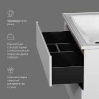 Мебель для ванной комнаты AM.PM X-Joy 100 подвесная, белый глянец