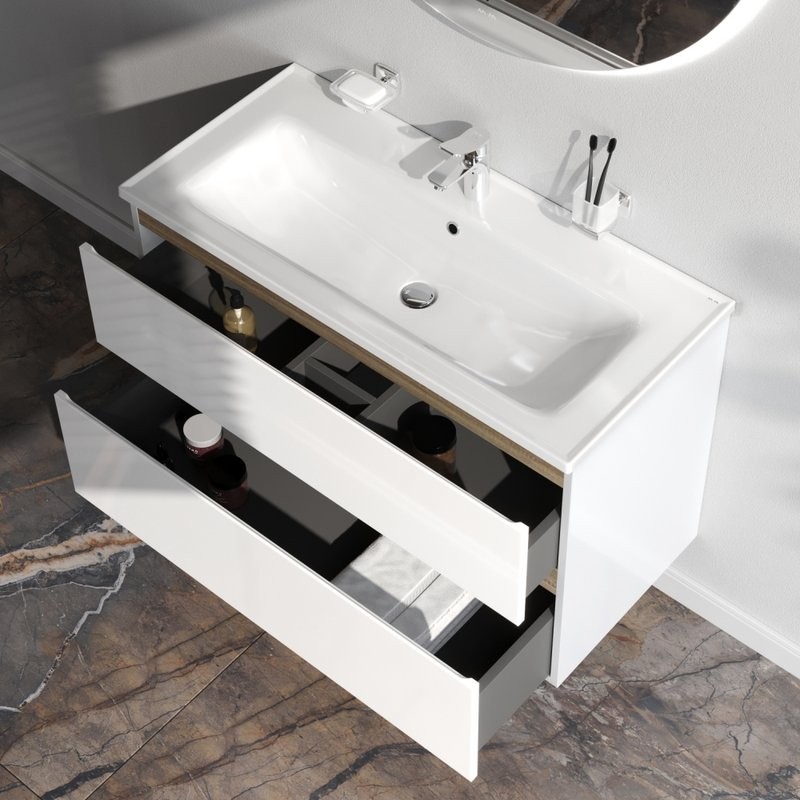 Мебель для ванной комнаты AM.PM X-Joy 100 подвесная, белый глянец