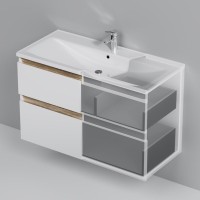 Мебель для ванной комнаты AM.PM X-Joy 100 подвесная, белый глянец