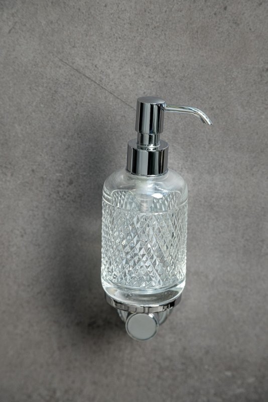 Набор Стакан Boheme Aura 10244-CR + Мыльница 10243-CR + Дозатор 10247-CR