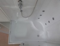 Душевая кабина Royal Bath BP RB8100BP2-T-L с высоким поддоном, с сиденьем