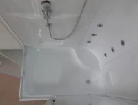 Душевая кабина Royal Bath BP RB8100BP2-T-L с высоким поддоном, с сиденьем