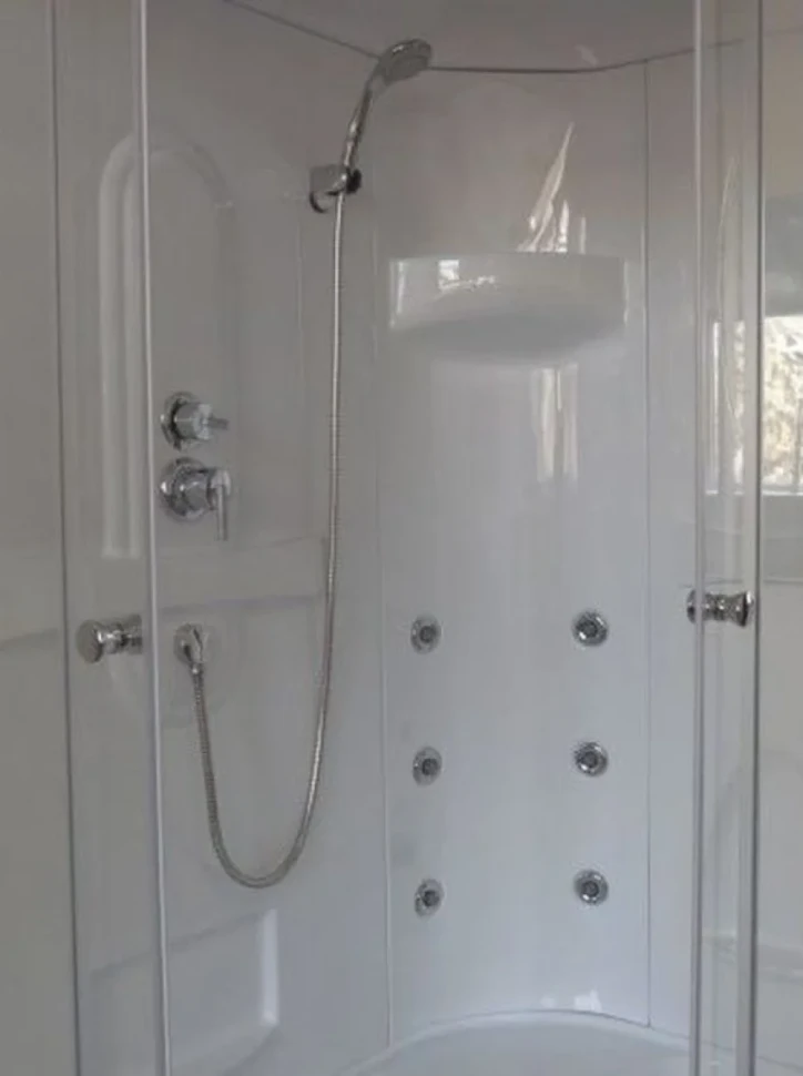 Душевая кабина Royal Bath BP RB8100BP2-T-L с высоким поддоном, с сиденьем