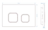 Комплект Унитаз подвесной Bauedge Dream BL0001-DG безободковый, с микролифтом, матовый темно-серый + Инсталляция Ideal + Кнопка Strike черная матовая