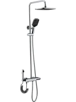 Душевая стойка BOCH MANN Vettorre BM9650 с термостатом, с гигиеническим душем, хром