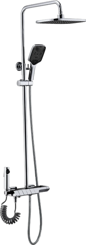 Душевая стойка BOCH MANN Vettorre BM9650 с термостатом, с гигиеническим душем, хром