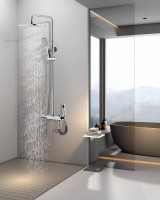 Душевая стойка BOCH MANN Vettorre BM9650 с термостатом, с гигиеническим душем, хром