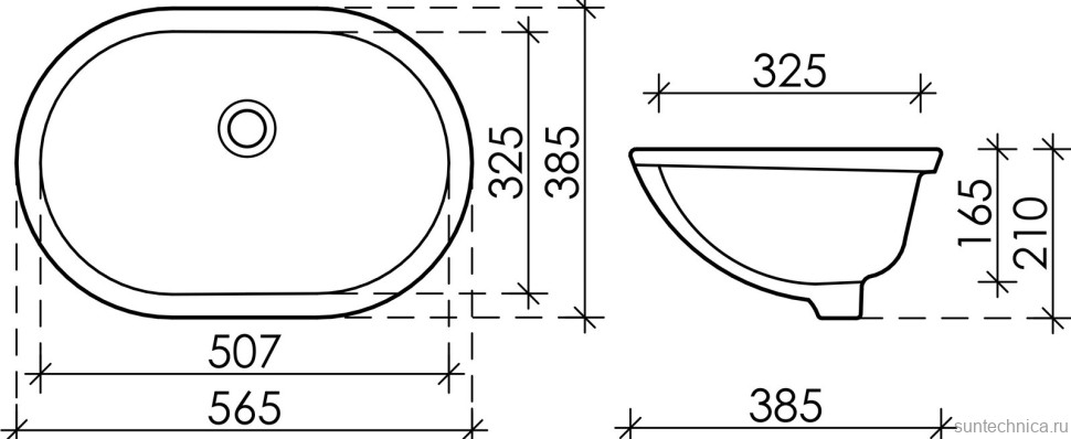 Раковина Ceramicanova Element CN6044