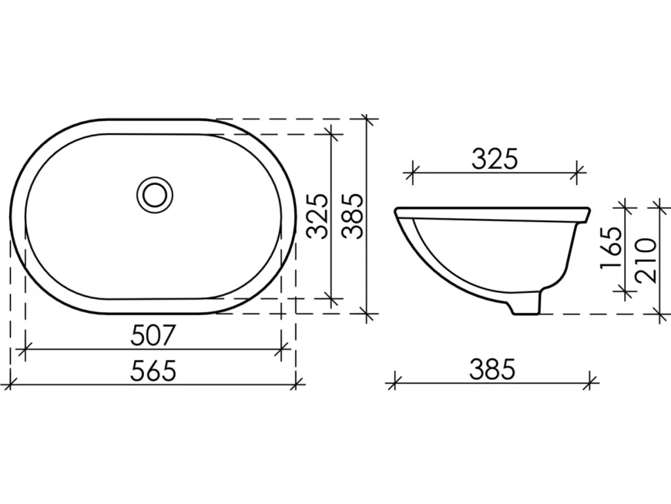 Раковина Ceramicanova Element CN6044