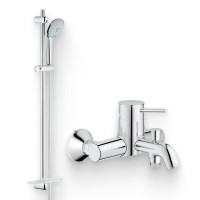 Душевой комплект Смеситель Grohe BauClassic 32865000 + Гарнитур Euphoria 27226001