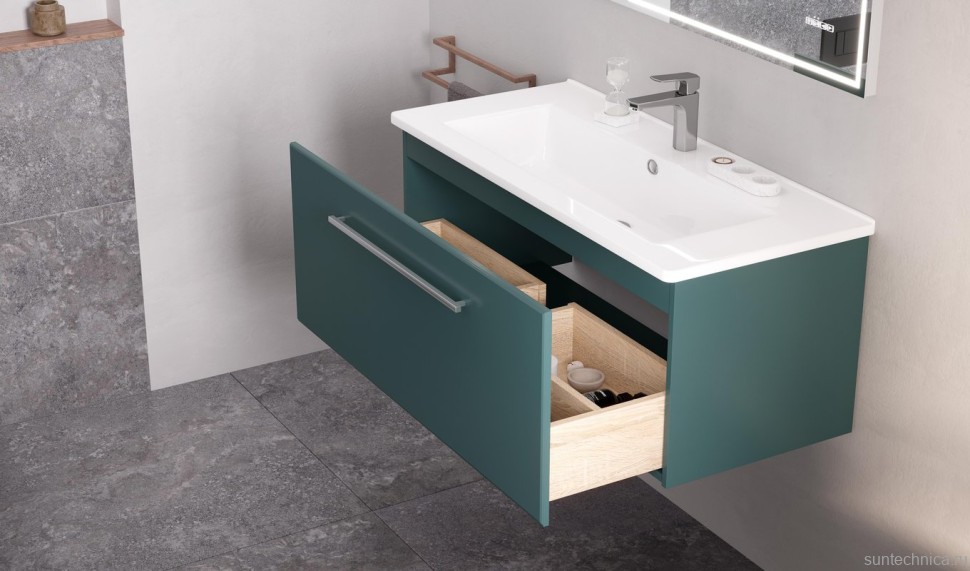 Тумба под раковину без столешницы Velvex Posse 105 верде