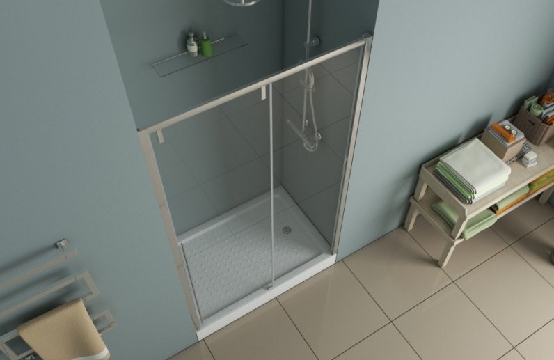 Душевая дверь в нишу Bravat Slimline 120х195