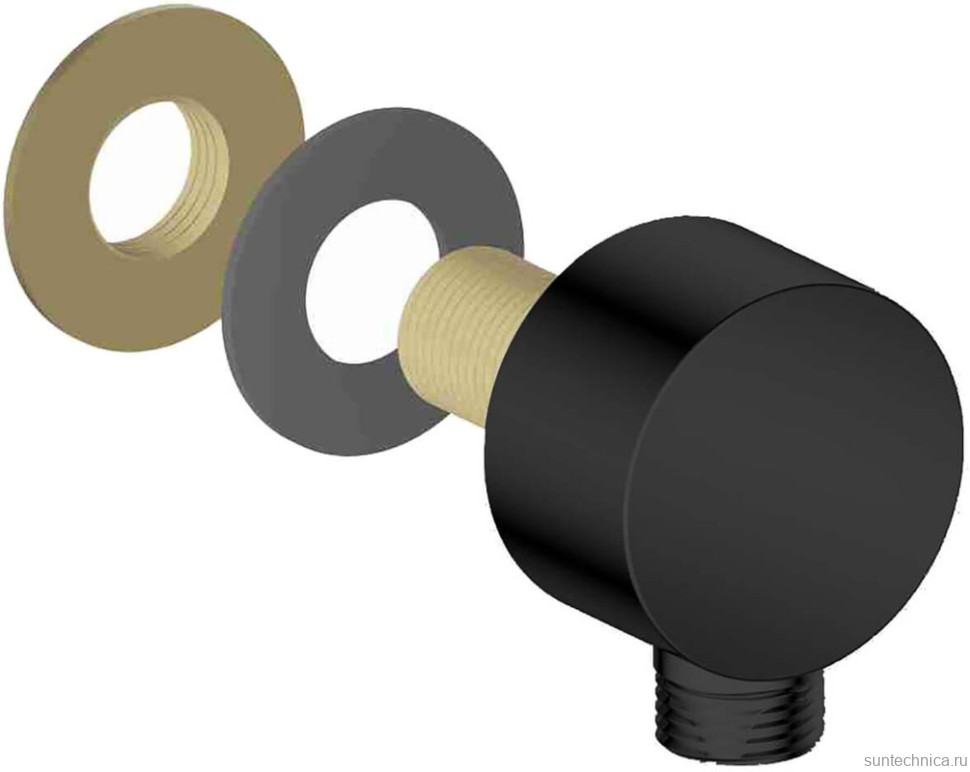 Шланговое подключение AQUATEK AQ2454MB матовое черное