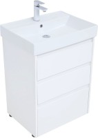 Мебель для ванной комнаты Aquanet Nova Lite 60 напольная, белая, 3 ящика
