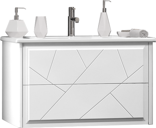 Тумба под раковину Opadiris Луиджи 80 подвесная, белая