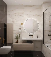 Раковина Armadi Art Flat Calacatta 120 с кронштейнами Раковина Armadi Art Flat Calacatta 120 с кронштейнами