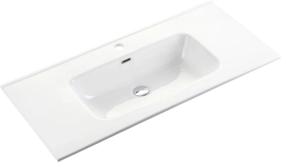 Тумба с раковиной Sancos Snob T 90 beige soft, раковина CN7002
