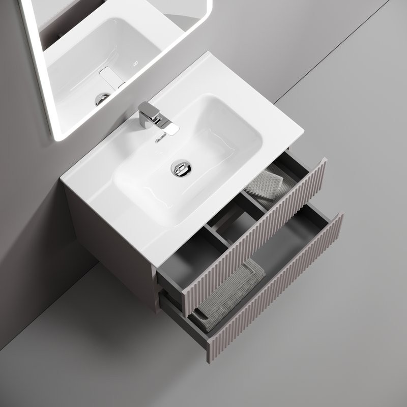 Мебель для ванной комнаты Sancos Snob R 70 doha soft, раковина CN7007