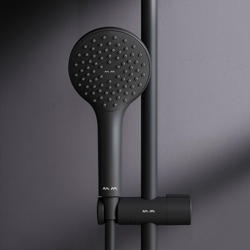 Душевой комплект Смеситель AM.PM X-Joy F85A10022 + Стойка Gem F0790022