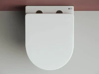 Комплект Унитаз подвесной Ceramicanova Forma CN3009 безободковый, с микролифтом + Инсталляция Envision CN1001M + Кнопка Round, матовый хром