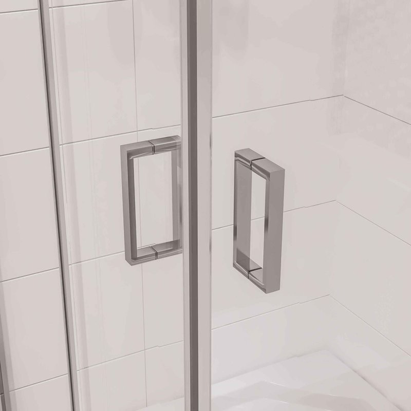 Душевой уголок Niagara Nova NG-6681-08 100x80, профиль хром, стекло прозрачное