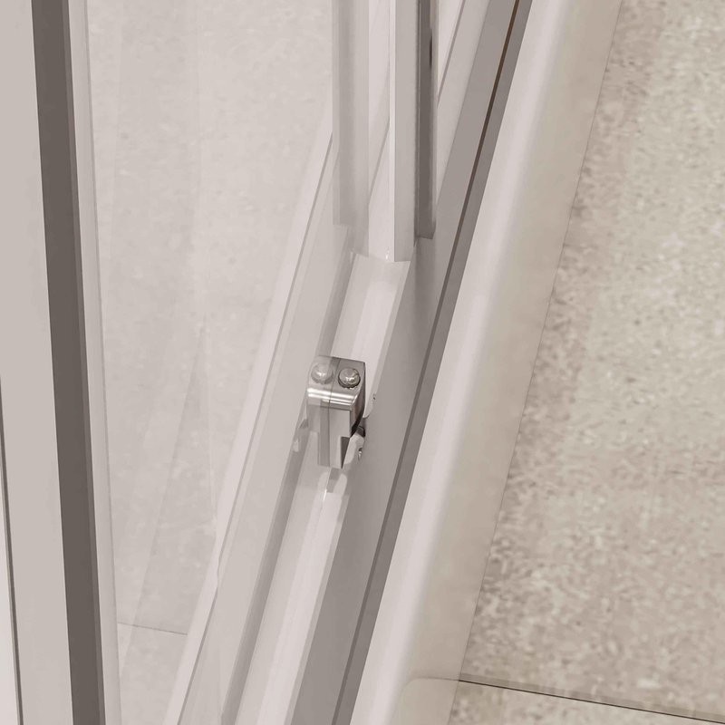 Душевой уголок Niagara Nova NG-6681-08 100x80, профиль хром, стекло прозрачное