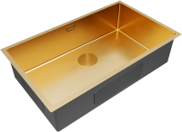 Комплект Мойка Paulmark Next PM217444-BG брашированное золото + Измельчитель Intenso Комплект Мойка Paulmark Next PM217444-BG брашированное золото + Измельчитель Intenso