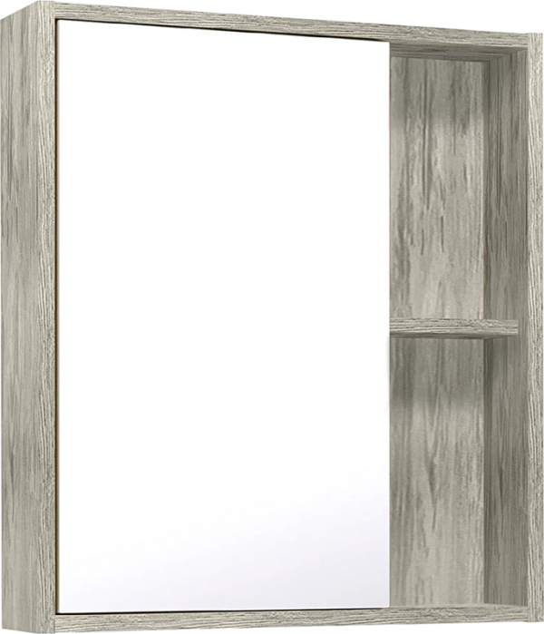 Зеркало-шкаф Runo Эко 60 скандинавский дуб