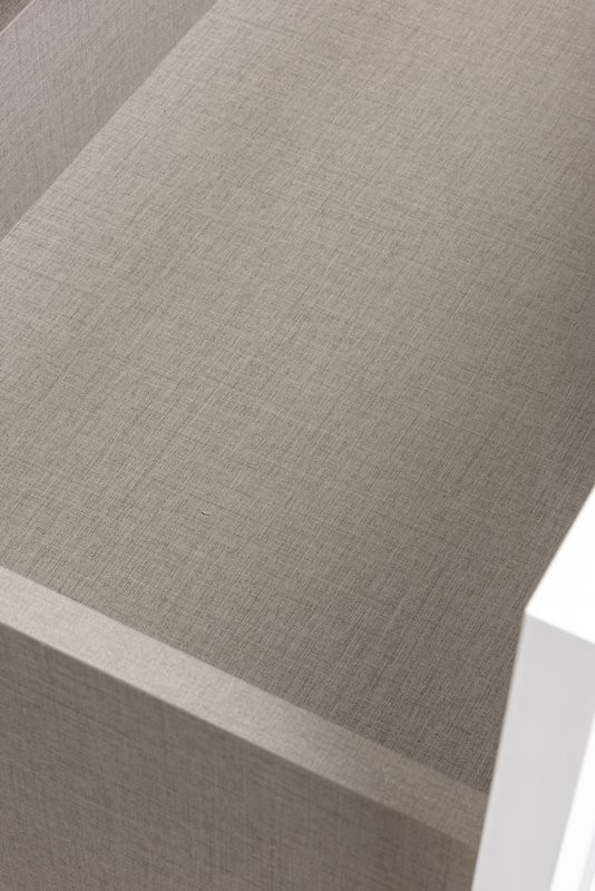 Тумба с раковиной La Fenice Cubo 80 белая, ручка черная