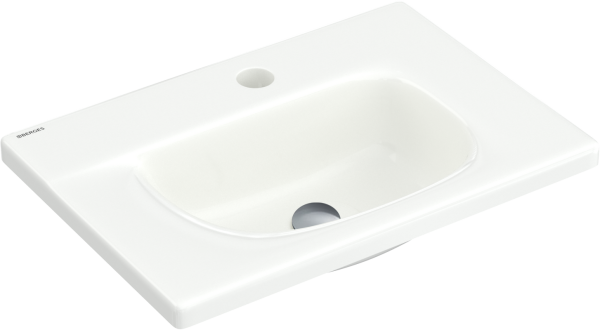 Раковина маленькая в туалет Berges Small 45x31 глянцевый белый