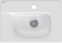 Раковина маленькая в туалет Berges Small 45x31 глянцевый белый