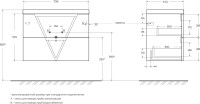 Мебель для ванной комнаты BelBagno Vittoria 80 подвесная, bianco lucido,белая глянцевая раковина