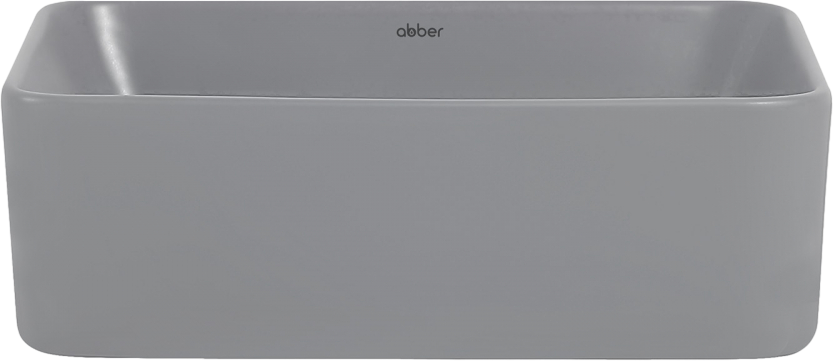 Накладная раковина Abber Rechteck AC2213MG матовая серая
