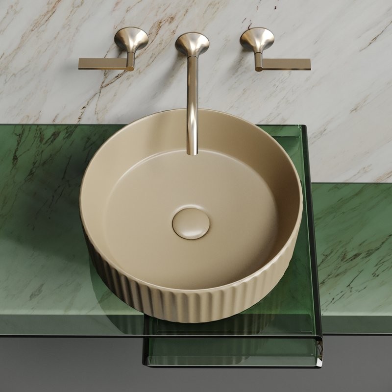Накладная раковина Ceramicanova Element CN6057MC капучино матовая